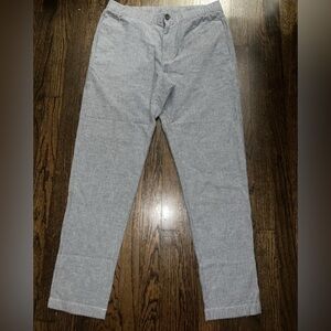 Bonobos Nantucket Gray Striped Seersucker Casual Pants M